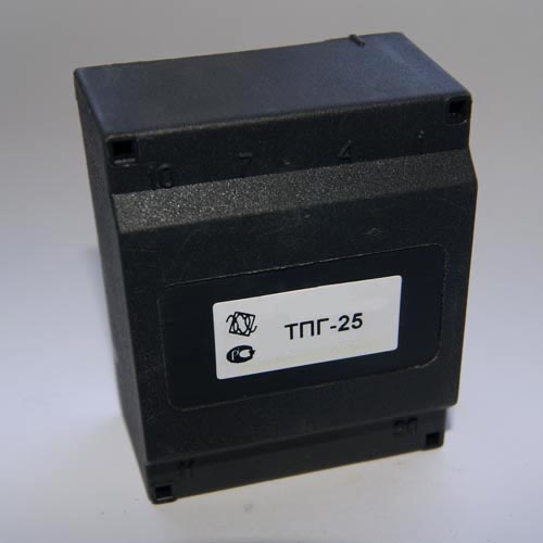 Однофазный трансформатор напряжения ТПГ-25-2х15в
