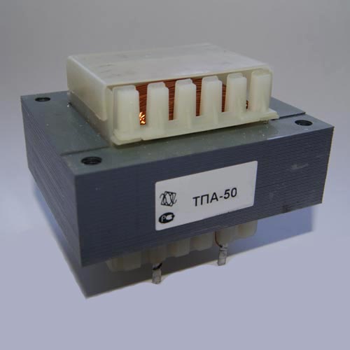 Однофазный трансформатор питания ТПА-50-15в