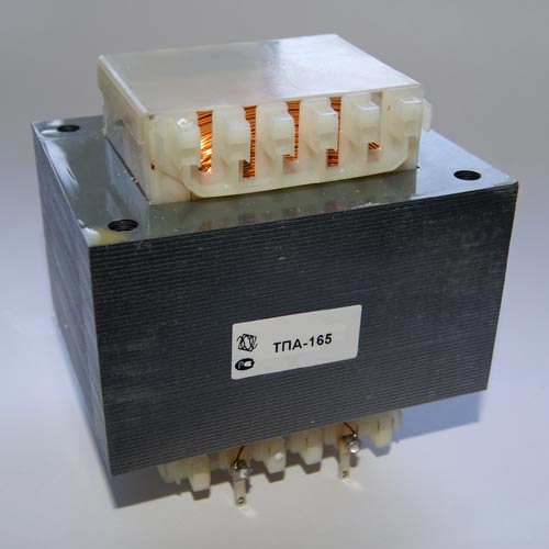 Однофазный трансформатор питания ТПА-165-12в