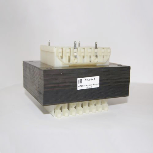 Однофазный трансформатор питания ТПА-240-2х15в