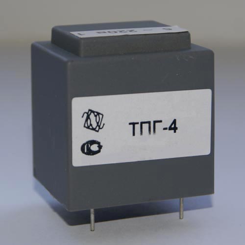 Однофазный трансформатор напряжения ТПГ-4-12в